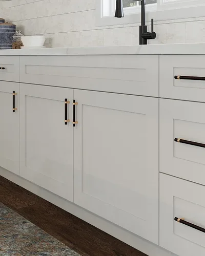 Vista 7 de Design House Brookings - Armario de cocina con base sin ensamblar, 9 pulgadas de ancho x 24 pulgadas de profundidad x 34.5 pulgadas de alto, marrón