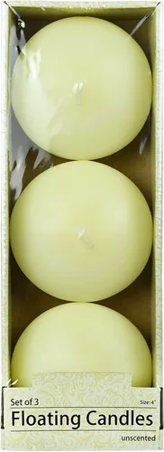 Vista 2 de Zest Candle Velas plegables de 3 piezas, 4 pulgadas, marfil