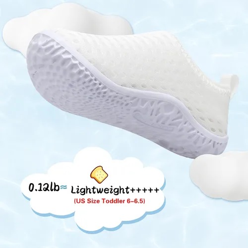 Vista 7 de Centipede Demon Zapatos de agua para niños y niñas, calcetines acuáticos descalzos para natación, playa, calcetines de verano, transpirables