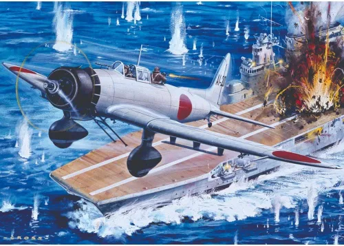 Vista 3 de Airfix Aichi D3A1 Val WWII Aviación Militar 1000 piezas Jigsaw Puzzle HVCA0006