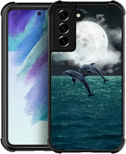 Vista 31 de Funda compatible con Samsung Galaxy S21, diseño de elefantes africanos, diseño increíble a prueba de golpes, antiarañazos, carcasa trasera