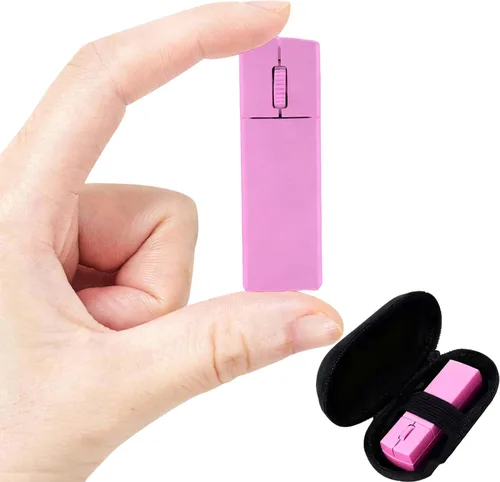 Vista 8 de Ratón Bluetooth inalámbrico, mini 3 modos (BT4.0/5.0+2.4G) Ratones de viaje recargables sin ruido con funda para mouse, 3 botones 1200 DPI Ratones