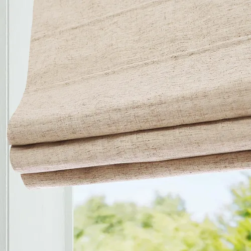 Vista 18 de DEJAVU Persianas romanas inalámbricas para ventanas, persianas romanas de ventana de tela con forro lavable beige, persianas romanas personalizadas