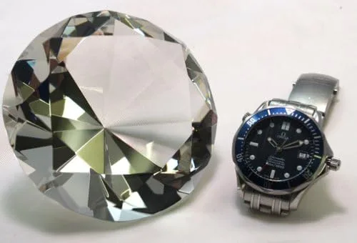 Vista 6 de ezshoponline, inc. Classic 3.937 in Crystal Diamond Show Your Passion Jewel pisapapeles