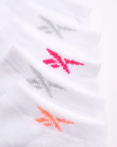 Vista 5 de Reebok Women's Athletic Socks - Performance Cushioned Low Cut Socks (6 Pack)