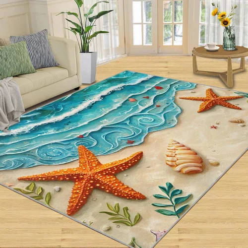 Vista 25 de Cyberpunk Rugs for Bedroom, Neon Head Area Rug, Neon Art Rugs for Living Room, Indoor Non-Slip Rug, Machine Washable Carpet for Front Entrance Floor