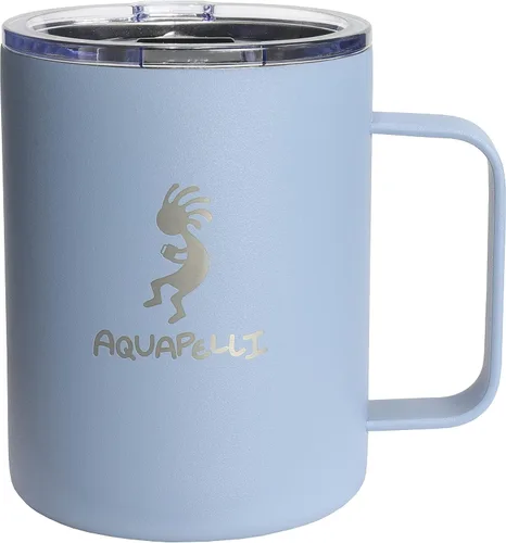 Vista 8 de Taza aislada al vacío con asa, 12 onzas, blanco ártico
