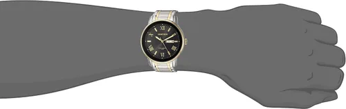 Vista 4 de Armitron Reloj de pulsera para hombre con función de díafecha 204935, Movimiento de cuarzo