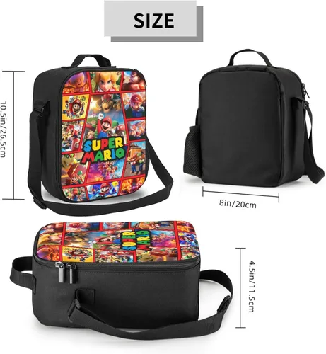 Vista 7 de Vbzkny Las mochilas lindas estupendas fijaron la mochila ligera ocasional 3D con la fiambrera para el adulto, Supermochila-2, Mochilas de viaje