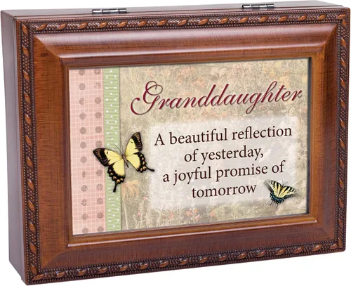 Vista 7 de Cottage Garden Granddaughter - Caja de música, diseño de madera