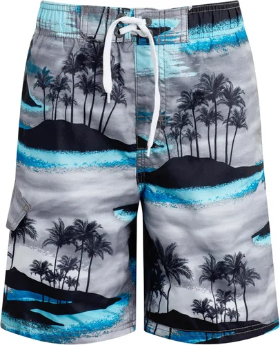 Vista 28 de Kanu Surf Traje de baño de playa con protección UPF 50+ de secado rápido para niños Dominica Verde