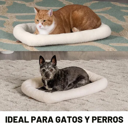 Vista 13 de Furhaven Cama para Perros para Perros Medianos/Pequeños y Gatos de Interior, 100% Lavable, Dimensionada para Adaptarse a Jaulas - Almohadilla