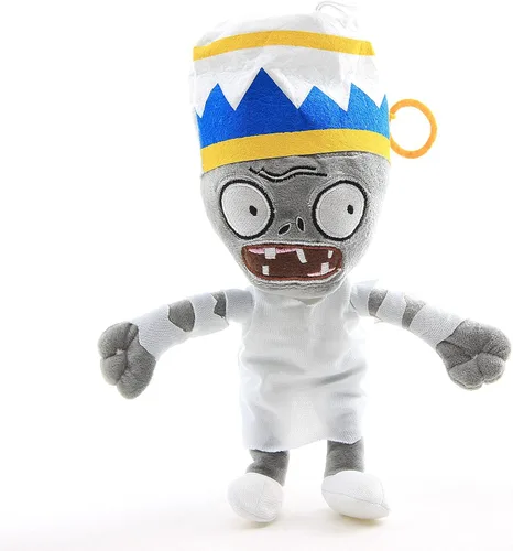 Vista 5 de Juego de juguetes de peluche para empujador de huevos, diablillo y bandido, zombi y buckethead, momia zombi, figuras de peluche, juego de 3 piezas