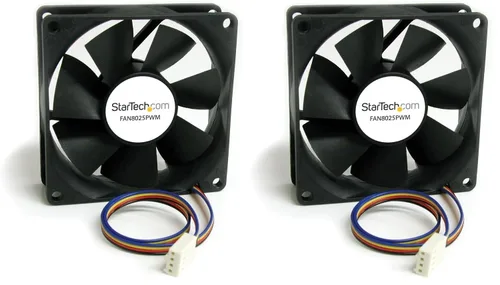 Vista 16 de StarTech.com Ventilador de repuesto para carcasa de computadora con rodamiento de bolas de 2.362 x 0.394 in con conector TX3, 3 pines, negro