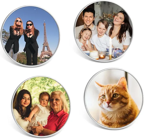 Vista 10 de GEHECRST Imanes de nevera con foto personalizada para refrigerador, imágenes coloridas para el hogar, oficina, cocina, escuela, casillero
