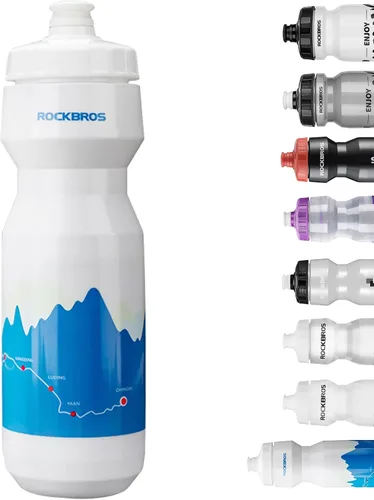 Vista 9 de ROCKBROS Botella de agua para bicicleta de 20oz-25oz Squeeze Ciclismo