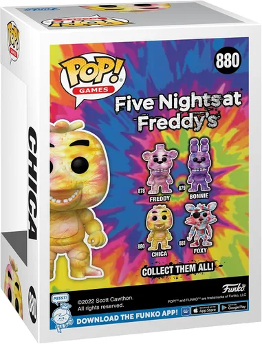 Vista 3 de Funko Pop! Juegos: Five Nights at Freddy's, Tie Dye - Chica