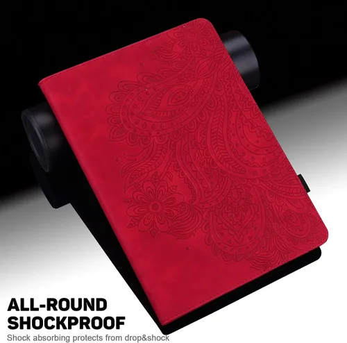 Vista 23 de ALILANG Funda para Xiaomi Redmi Pad de 10.61 pulgadas 2022 con lápiz capacitivo, múltiples ángulos de visión con soporte de piel sintética