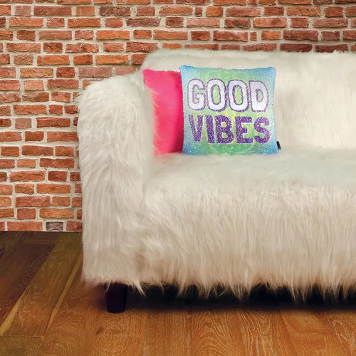 Vista 6 de Estilo. Lab Good Vibes Fashion Angels Magic Sequin Reveal Almohada