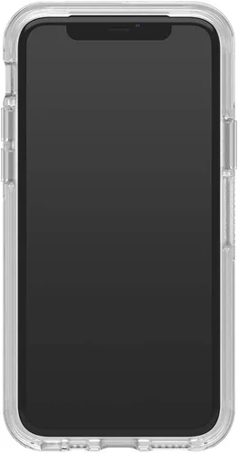 Vista 3 de OtterBox Symmetry Clear Series - Funda para iPhone 11 Pro, polvo de estrellas (escamas plateadas/transparente)