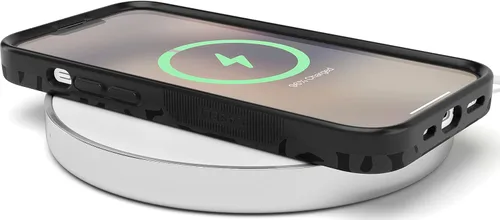 Vista 8 de Casely Funda para iPhone 14 Plus Compatible con MagSafe Into The Wild Funda para teléfono con diseño de leopardo negro