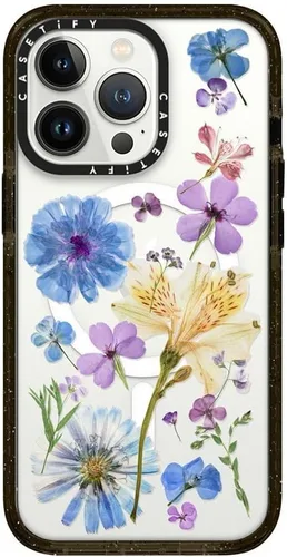 Vista 261 de CASETiFY Funda Impact para iPhone 13 [Protección contra caídas de grado militar 4X de 8.2 pies/Compatible con Magsafe] - #1 Mom - Transparente