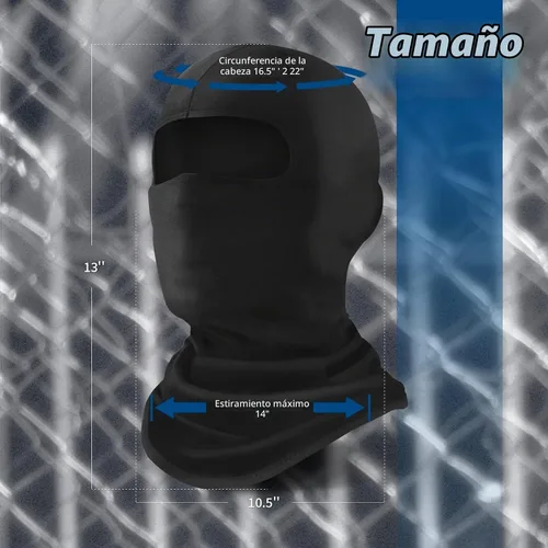Vista 6 de YESLIFE Summer Balaclava Ski Mask for Men&Women, Face Mask 6 colores-1
