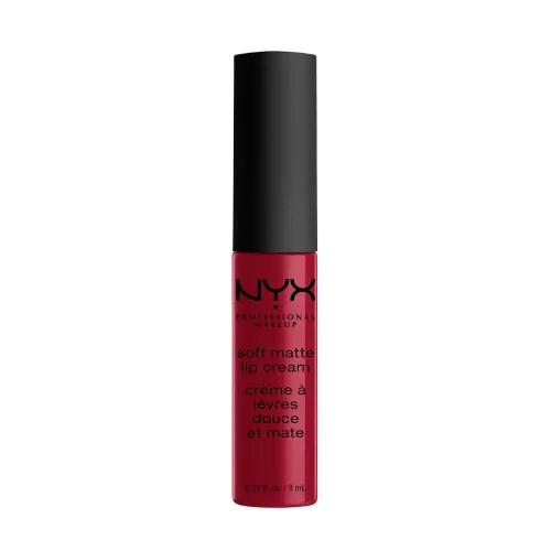 Vista 3 de NYX PROFESSIONAL MAKEUP - Crema labial mate y suave, lápiz labial líquido ligero, Abu Dhabi (rosa profundo-beige)