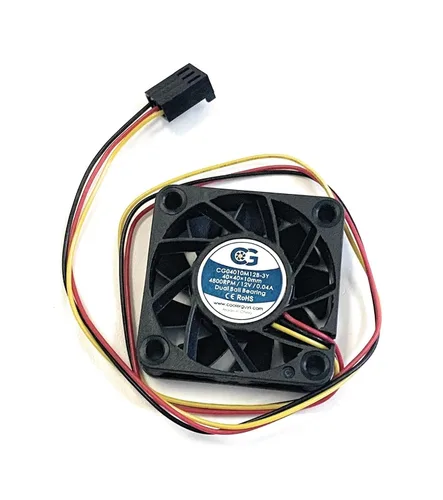Vista 5 de Coolerguys Rodamiento de bolas 12v 3pin ventilador (alta velocidad, 3.150x0.984 in)