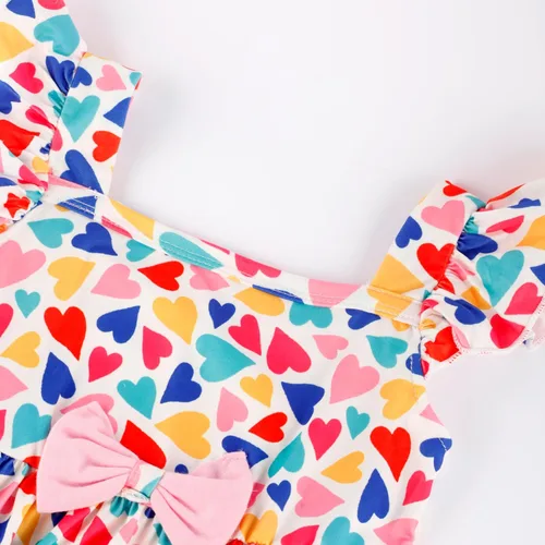 Vista 3 de NUBEEHOHO Conjunto de 2 piezas para niñas pequeñas, conjunto de pantalones cortos de dinosaurio sin mangas para verano
