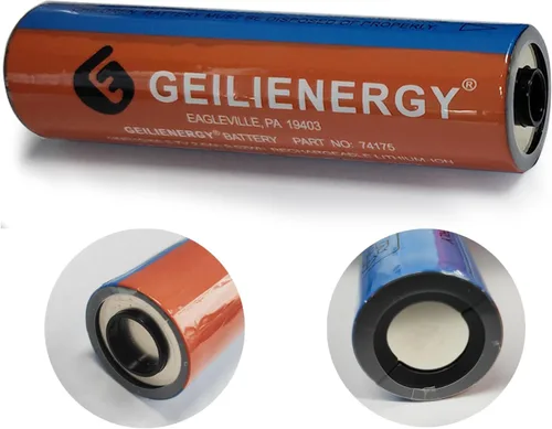 Vista 4 de Batería de 3.7V 2600mAh compatible con linterna de litio 74175 (1 paquete)
