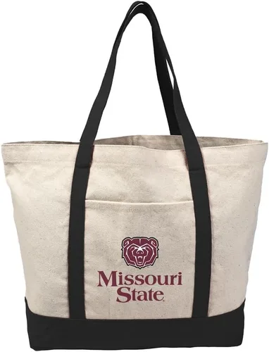 Vista 225 de Campus Lab Bolsa de lona con logotipo primario colegiado con bolsillo externo, bolsa de hombro reutilizable para ir de compras, playa Águilas A&m