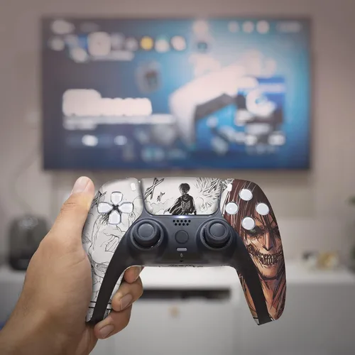 Vista 4 de Attackk On Titan Custom PS-5 Controller Wireless compatible with Play-Station 5 Console by BCB Controllers Proudly Customized in USA with Permanent