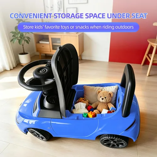 Vista 7 de Vehículo de empuje para niños MX-5 con licencia Azul
