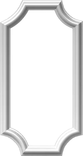 Vista 20 de Ekena Millwork PNL16X20AS-02 Panel de pared moldeado festoneado Ashford de 16 pulgadas de ancho x 20 pulgadas de alto x 1/2 pulgada de profundidad