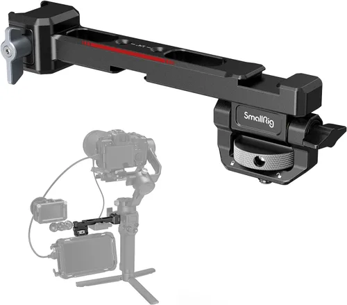 Vista 11 de SmallRig Montura Ajustable para Monitor de Cámara con Liberación Rápida, Abrazadera NATO, Montaje de Zapata Fría, Diseño Anti-Torsión para DJI RS 4
