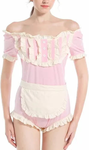 Vista 2 de Landofgenie Enterizo de algodón para mujer, overol de pijama para mujer