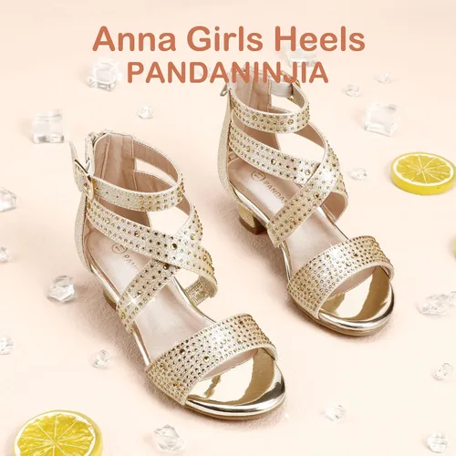Vista 2 de PANDANINJIA Rachel - Sandalias de tacón para niñas