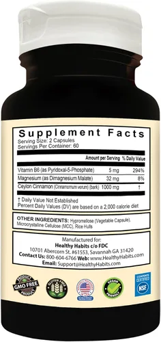 Vista 3 de Healthy Habits StrictionBP Botella 120 Cápsulas Vegetales