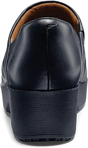 Vista 5 de Shoes for Crews Zuecos para mujer, antideslizantes, resistentes al agua, zapatos de trabajo sin cordones para servicio de alimentos, chefs, cocina