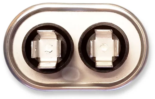 Vista 5 de GE 97F9002-Volt Genteq® Repuesto de capacitor de arranque, ovalado, de 10 microfaradios, 370 voltios a corriente alterna.