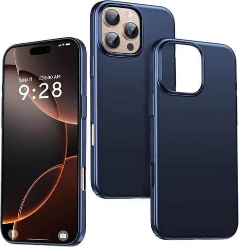 Vista 30 de GRECAZO Funda delgada para iPhone 16 Pro Max, ultra fina, color negro