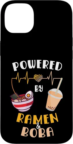 Vista 15 de Powered by Ramen & Boba Tea - Linda funda Kawaii Ramen Soup para iPhone 17