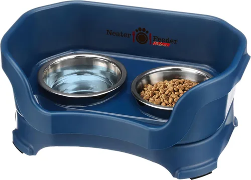 Vista 13 de Neater Pet Brands Neater Feeder Deluxe Cuencos para Perros Elevad os a Prueba de Derrames para Perros Pequeños Menos de 19 lbs, Fabricado en EE.UU.