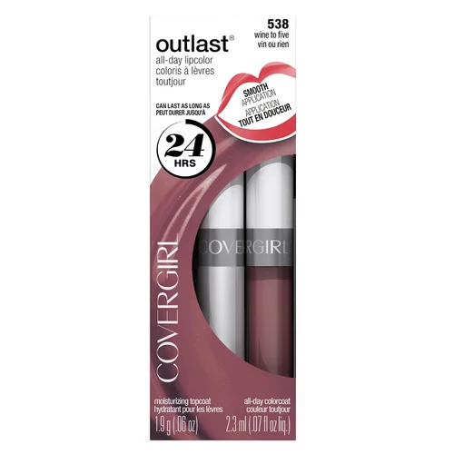 Vista 74 de COVERGIRL Outlast All-Day Lip Color With Topcoat 005 All-Star, 0.31 fl oz