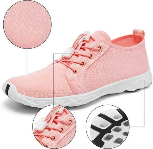 Vista 4 de Racqua Zapatos de agua de malla transpirable para mujeres y hombres