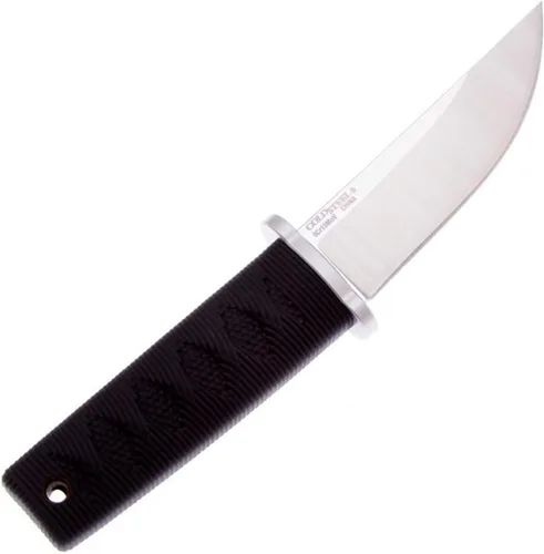 Vista 3 de Cold Steel Kyoto II 3-3/8" Cuchillo de hoja fija de acero inoxidable 8Cr13MoV compacto y duradero con punta de gota para uso al aire libre y caza