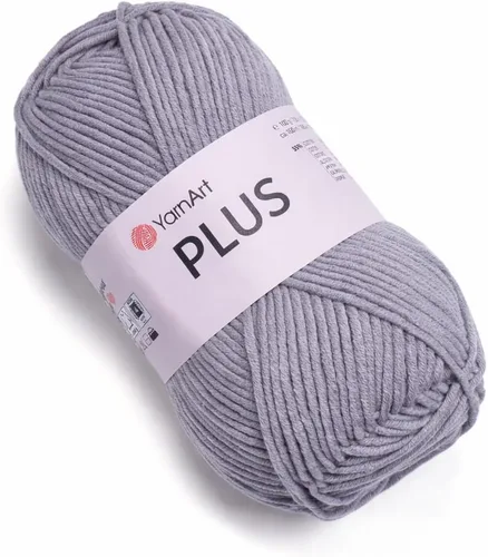 Vista 56 de YarnArt Jeans Plus - Hilo de mezcla de algodón suave, 100g (3.5 onzas), 160m (174 yardas), 55% algodón, 45% acrílico, grosor medio #4, ideal