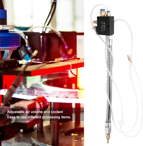 Vista 8 de Garosa Sistema de pulverización de lubricación de refrigerante de niebla, para corte de metal, máquina rociadora de enfriamiento para tubería