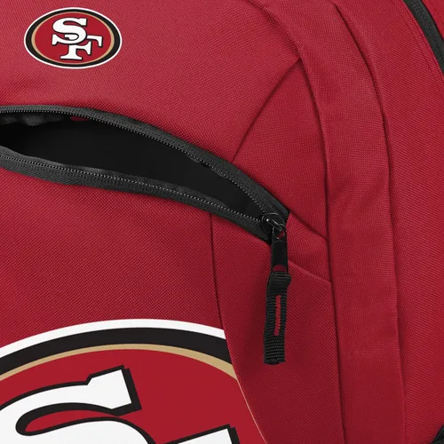 Vista 4 de FOCO - Mochila de acción con bloques de color San Francisco 49ers NFL